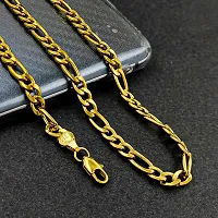 Stainless Steel Gold Plated Casual Chain for Men  Boys-thumb4