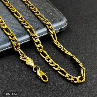 Stainless Steel Gold Plated Casual Chain for Men  Boys-thumb5
