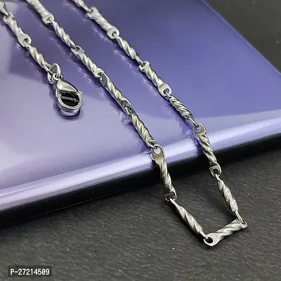 Rhodium Plated Chain For Men And Boys