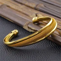 GiftNest Gold Plated Brass Designer Kada for Men-thumb2