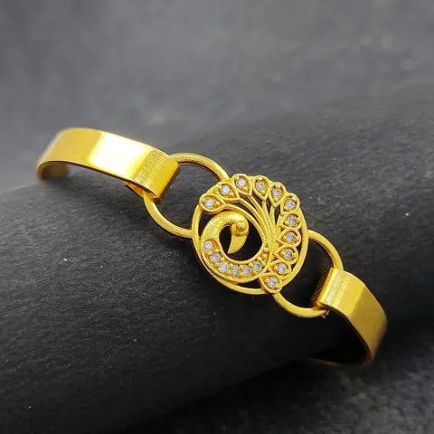 Latest Stylish Gold Plated Brass Bracelets For Women
