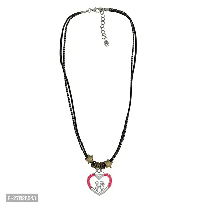 Heart with LOVE Letter Design Pendant with Chain-thumb2