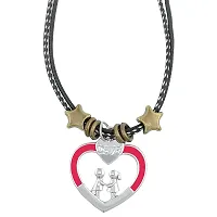 Heart with LOVE Letter Design Pendant with Chain-thumb2