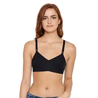 Stylish Fancy Cotton Non Padded Bras For Women Pack Of 3-thumb1