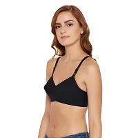 Stylish Fancy Cotton Non Padded Bras For Women Pack Of 3-thumb3