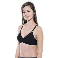 Stylish Fancy Cotton Non Padded Bras For Women Pack Of 4-thumb2