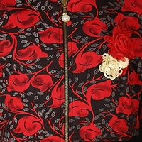 Truffles Girls Red and Black Full Sleeve Hooded Neck Printed Winter Wear Zipper Closure Sweatshirts-thumb2