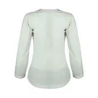 Truffles Girls Navy Blue and White 2-Pocket Polka-Dots Printed Jacket With T-Shirt Combo Sets-thumb3