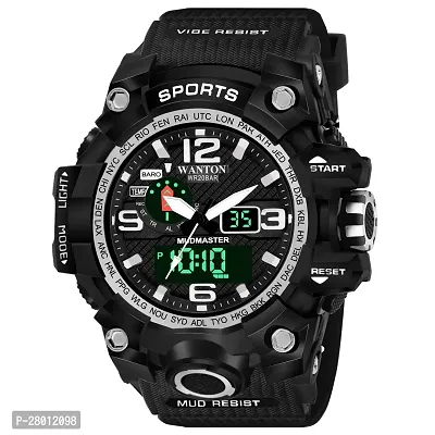 Multifunctional Modern Sports Analog-Digital Watch  For Men-thumb0