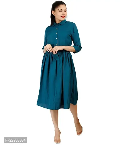 Classic Cotton Blend  Above Knee Length For Women