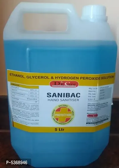 Sanibac 5 Litres Sanitizer with 80% Alcohol-thumb0