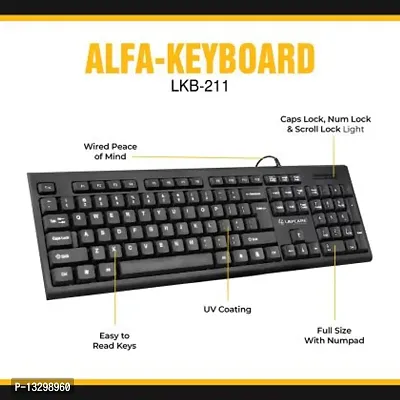 Lapcare LKB-211 Alfa Wired Keyboard