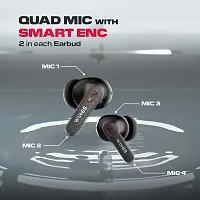 Best Low Latency 40ms Earbuds, Sync App Support, Ergonomically Designed Case, 50 Hours Playtime, Quad ENC Mic, Touch Controls.-thumb1