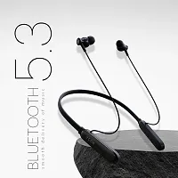 Modern Bluetooth Wireless NeckBand  With Microphone-thumb3