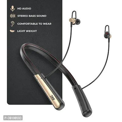 Modern Bluetooth Wireless Neckband With Microphone-thumb3