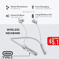 Modern Bluetooth Wireless Neckband  with Microphone-thumb2