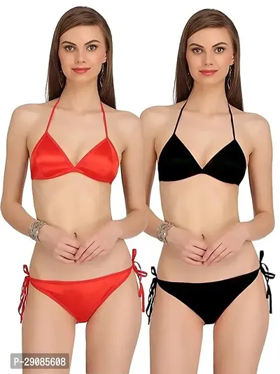 Women Two Piece Bikini Set Pack  of 2-thumb0