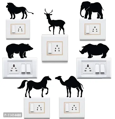 WallDesign Animal Combo Switch Board Sticker (Set of 7)