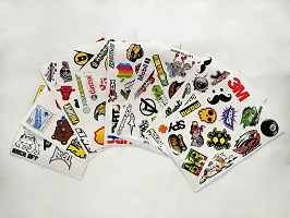 WallDesign 121 Unlaminated Stickers Of Racing Graphic Comic Design For Scrapbooking, Personalisation, Home & Office Projects - 121 Pcs Hi-Quality Printed Cutouts(Unlaminated Vinyl)-thumb1