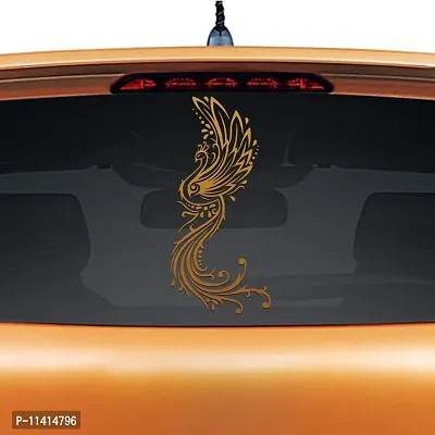 WallDesign Car Graphics Stickers Paradise Bird Copper Colour Reflective Vinyl