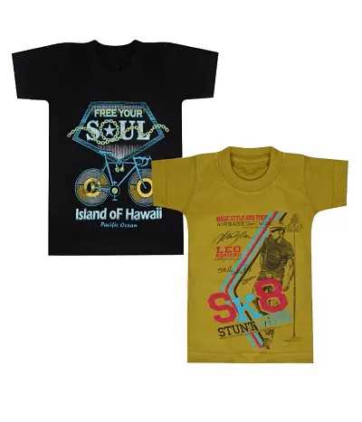 Kids Casual T-shirts For Boys Combo Packs