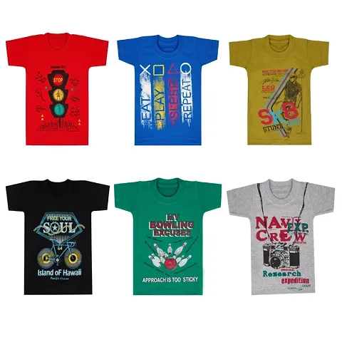 Trendy T-shirts for boys - Combo Packs