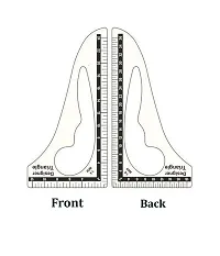 Vikurajas French Curve Scale For Armhole Drawing, Single curve and Designer Triangle Scale-thumb3