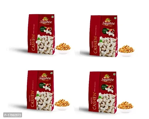 SAPPHIRE Dry Nuts Premium Combo Pack Roasted and Masala Cashews(240-Grade)-Pack of 4-(250gm X 4)