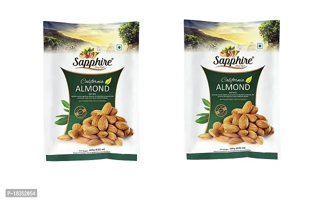 SAPPHIRE California Almonds/Badam (Independent) - Pack of 2 (250gm X 2)-thumb0
