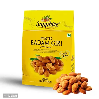 SAPPHIRE Almonds(Badam Giri) California Roasted and Salted-(250gm)
