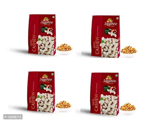 SAPPHIRE Premium Roasted and Masala Delight Cashews (240 Grade | Big Size Kaju) - Pack of 4 (250gm X 4)