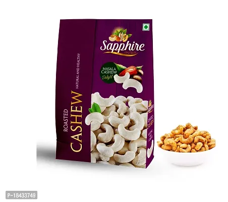 SAPPHIRE Premium Roasted and Masala Delight Cashews/Kaju (320 Grade) (250gm)