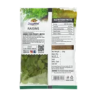 SAPPHIRE Premium Long  Green Raisins/Kishmish Value Pack (100% Natural) 250gm-thumb2