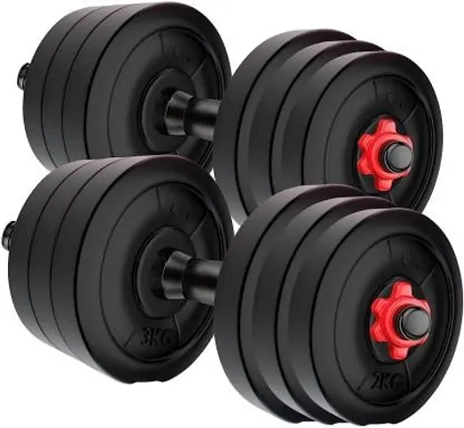 20KG PVC Home Gym Combo, Adjustable Dumbbell New Type Adjustable Dumbbell  (5KGPLATES X4 -20)