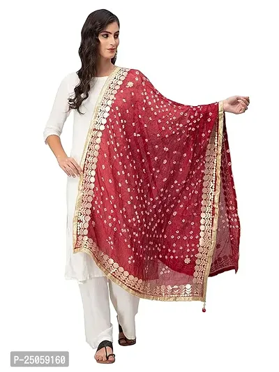 Classic Art Silk Dupatta For Women-thumb0