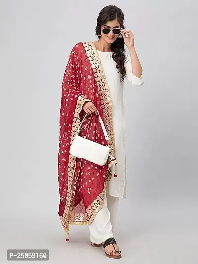 Classic Art Silk Dupatta For Women-thumb5