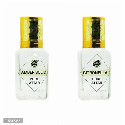 Amber Solid And Citronella Pure Attar