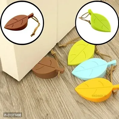 5 Pcs Silicone Leaf Shape Home Office Door Stop Stoppers-thumb4