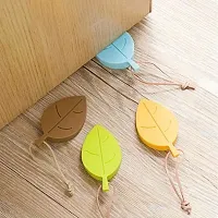 5 Pcs Silicone Leaf Shape Home Office Door Stop Stoppers-thumb1