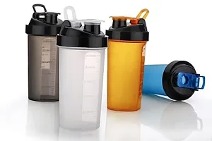 Stylish Plastic  Gym Shaker Water Bottle-thumb1