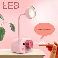 Teddy Bear Shape Rechargeable LED Desk Reading Lamp with Pen Holder-thumb2