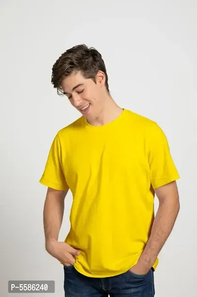 Men's Cotton Solid T-shirts