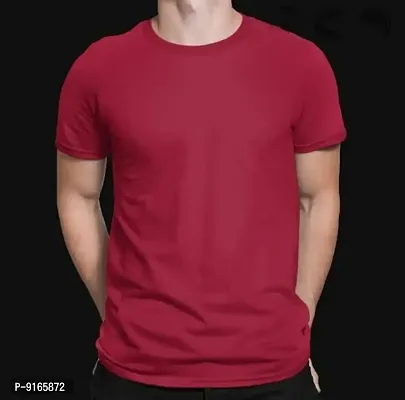 Classic Cotton Solid Tshirt for Men