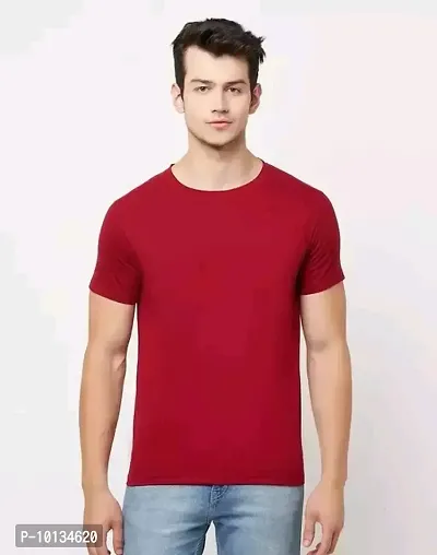 Trendy Cotton Half Sleeve T-Shirt for Men-thumb0