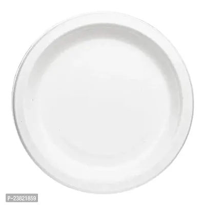 Vanam Eco Llp 9 Inch Compostable Round Plate Natural Sugarcane Bagasse Plates Pieces 25-thumb0