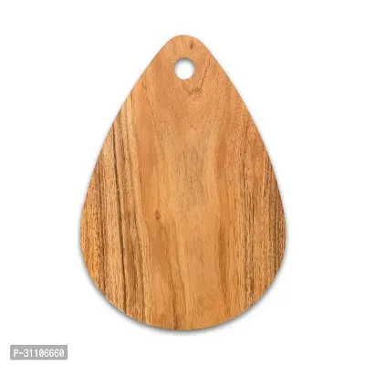 Handcrafted Acacia Wood Oval Chopping Board