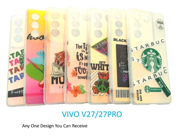 VIVO V27/27 PRO Mobile Case 3D Printed (pack of 1, any one color)