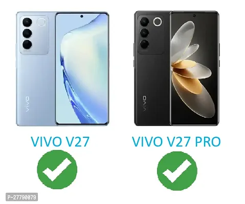 VIVO V27/27 PRO Mobile Case 3D Printed (pack of 1, any one color)-thumb2