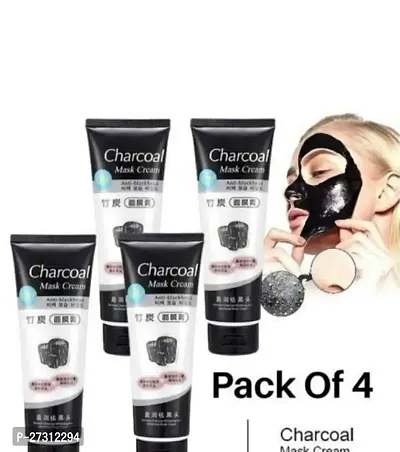 Charcoal Anti-Blackhead Face Mask Pack Of 4