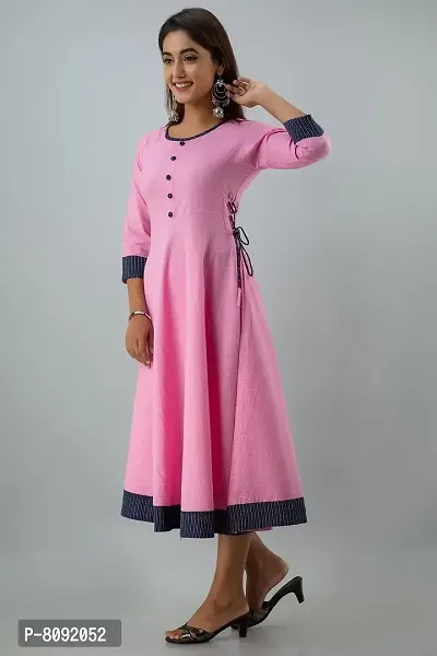 Pious LIBAS Cotton Dobby Anarkali Kurta for Womens/Anarkali Kurta for Women Anarkali Kurtas-thumb2